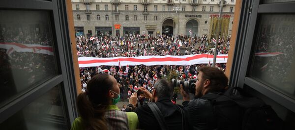 Акция протеста в Минске 23 августа - Марш солидарности - Sputnik Беларусь