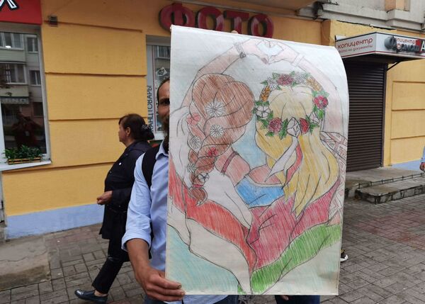 Несмотря на дождь: Марш свободы прошел в Витебске - Sputnik Беларусь