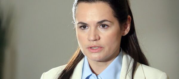 Экс-кандыдат у прэзідэнты Святлана Ціханоўская Экс-кандыдат у прэзідэнты Святлана Ціханоўская - Sputnik Беларусь