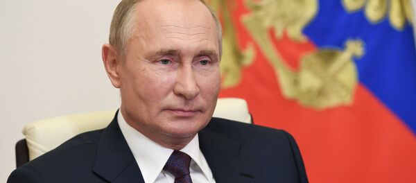 Прэзідэнт РФ Уладзімір Пуцін Прэзідэнт РФ Уладзімір Пуцін - Sputnik Беларусь