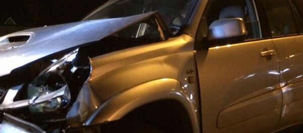 Разбитая машина Рымашевского Разбитая машина Рымашевского - Sputnik Беларусь