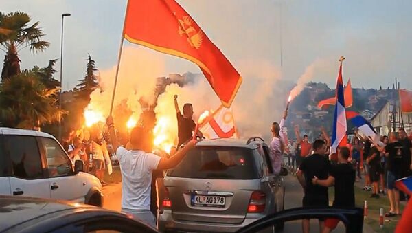 Жители Черногории отметили победу оппозиции на выборах  - Sputnik Беларусь