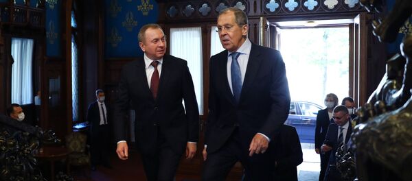 Переговоры министров иностранных дел РФ и Беларуси С. Лаврова и В. Макея - Sputnik Беларусь