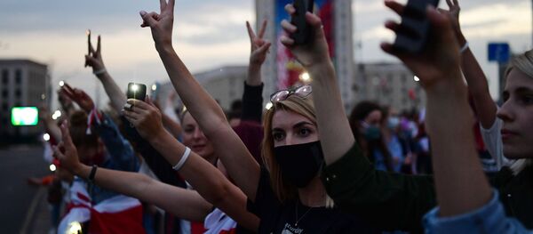 Акция протеста в Минске Акция протеста в Минске - Sputnik Беларусь