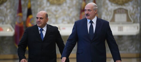 Михаил Мишустин и Александр Лукашенко - Sputnik Беларусь