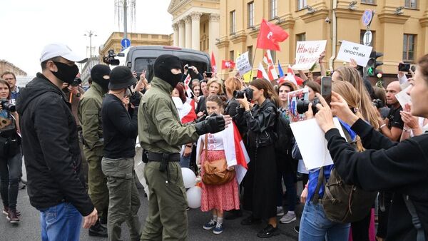 Акция протеста в Минске 5 сентября - Sputnik Беларусь