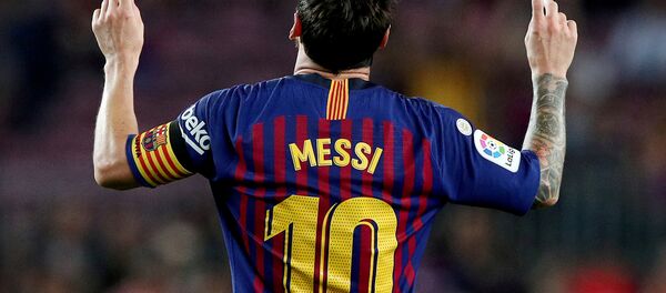 Футболист Барселоны Лионель Месси  - Sputnik Беларусь