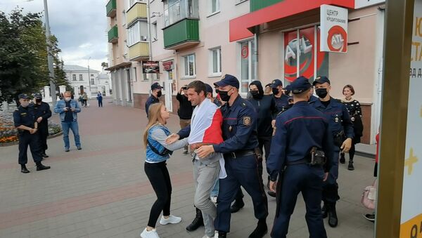 Витебская милиция прокомментировала задержания во время Марша единства - Sputnik Беларусь