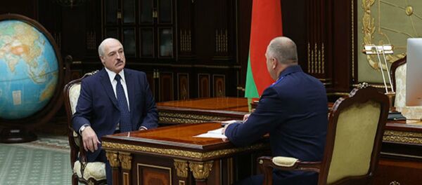 Прэзідэнт Беларусі Аляксандр Лукашэнка прыняў з дакладам старшыню Следчага камітэта Івана Наскевіча - Sputnik Беларусь