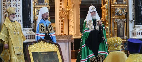 Возведение в сан митрополита нового главы Белорусской православной церкви - Sputnik Беларусь