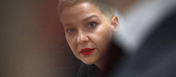 Мария Колесникова на пресс-конференции членов Координационного совета - Sputnik Беларусь