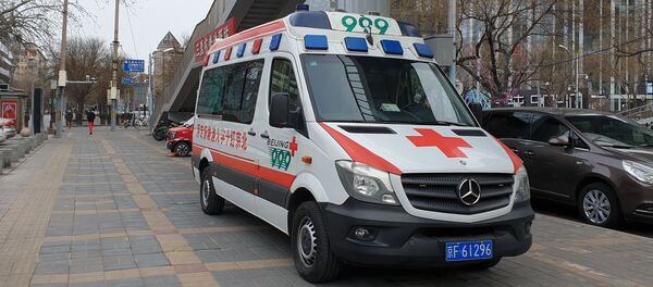 Машина скорой помощи в Китае, архивное фото - Sputnik Беларусь