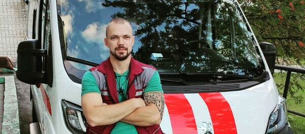Фельдшер скорой помощи Владимир Макаренко - Sputnik Беларусь