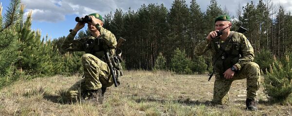 Украинские пограничники Украинские пограничники - Sputnik Беларусь