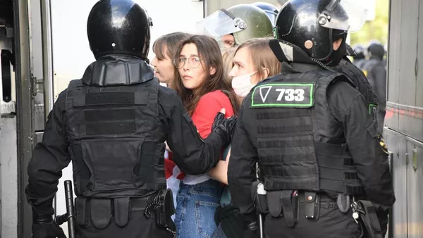 Акция протеста в Минске 13 сентября - Sputnik Беларусь