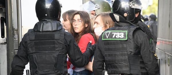 Акцыя пратэсту ў Мінску 13 верасня - Sputnik Беларусь