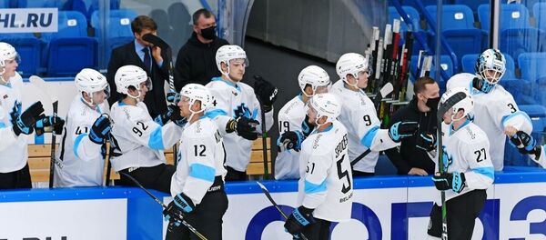 Хоккеисты минского Динамо - Sputnik Беларусь
