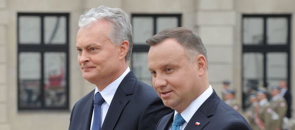 Гітанас Наўседа і Анджей Дуда, архіўнае фота - Sputnik Беларусь