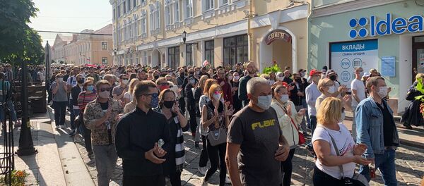Протестующие в Гродно - Sputnik Беларусь