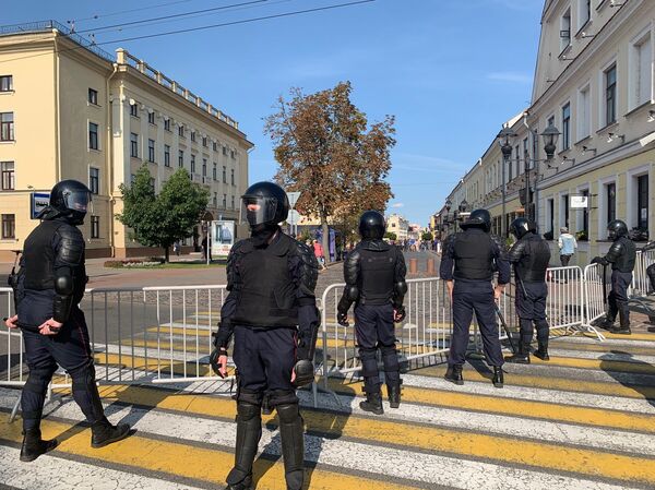 Марш Справедливости: как прошел 43-й день протестов в Минске и регионах - Sputnik Беларусь