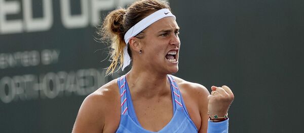 Белорусская теннисистка Арина Соболенко Белорусская теннисистка Арина Соболенко - Sputnik Беларусь