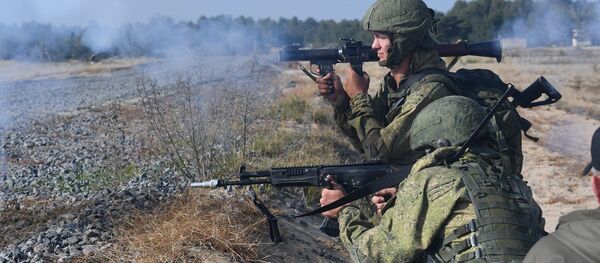 Десантники на учениях Славянское братство - Sputnik Беларусь