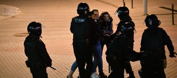 Задержания во время акции 23 сентября после инаугурации президента Задержания во время акции 23 сентября после инаугурации президента - Sputnik Беларусь