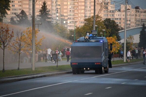Новое оружие силовиков – окрашенная вода - Sputnik Беларусь