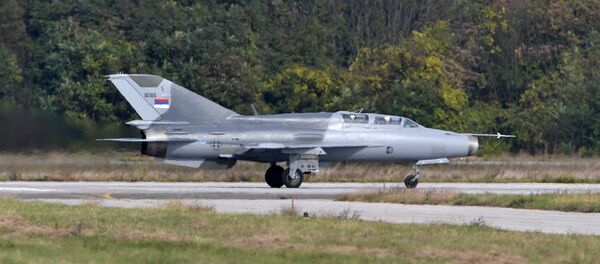 Истребитель Миг-21 сербских ВВС - Sputnik Беларусь