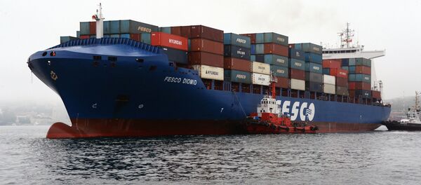 Контейнеровоз, архивное фото - Sputnik Беларусь