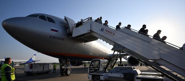 Рэйс Аэрафлота Масква - Мінск Рэйс Аэрафлота Масква - Мінск - Sputnik Беларусь