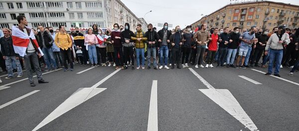 Акция протеста прошла в воскресенье в Минске Акция протеста прошла в воскресенье в Минске - Sputnik Беларусь