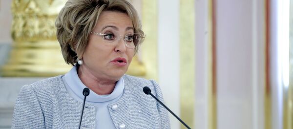 Старшыня Савета Федэрацыі РФ Валянціна Мацвіенка Старшыня Савета Федэрацыі РФ Валянціна Мацвіенка - Sputnik Беларусь