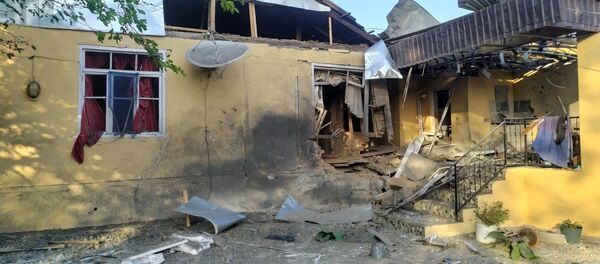 Разбураны ў выніку абстрэла жылы дом у Цецерскім раёне Азербайджана Разбураны ў выніку абстрэла жылы дом у Цецерскім раёне Азербайджана - Sputnik Беларусь
