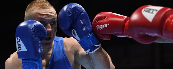 Белорусский боксер Михаил Долголевец Белорусский боксер Михаил Долголевец - Sputnik Беларусь