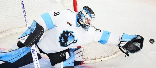 Голкипер хоккейного Динамо-Минск Доминик Фурх - Sputnik Беларусь