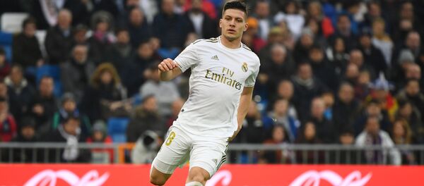 Сербский футболист Лука Йович - Sputnik Беларусь