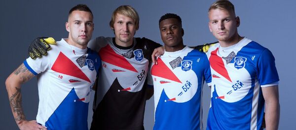 Новая форма футболистов ФК Витебск - Sputnik Беларусь