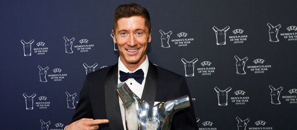 Нападающий Баварии Роберт Левандовский - Sputnik Беларусь