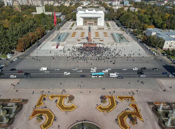 Акция протеста в Бишкеке - Sputnik Беларусь