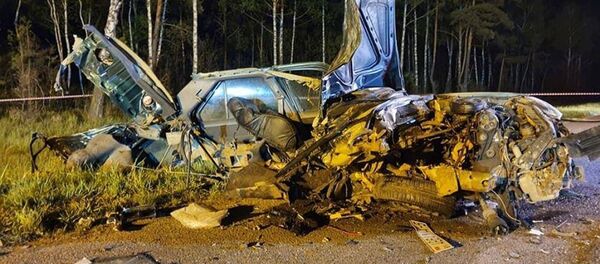 На месте ДТП - Sputnik Беларусь