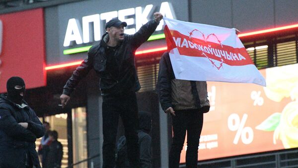 Протестующие в Минске - Sputnik Беларусь