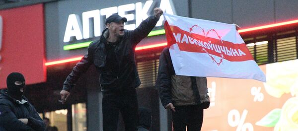 Протестующие в Минске - Sputnik Беларусь