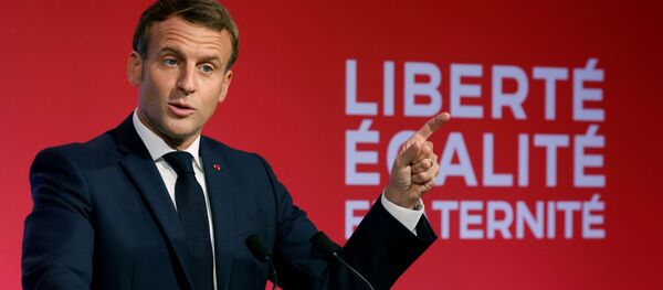 Президент Франции Эммануэль Макрон - Sputnik Беларусь