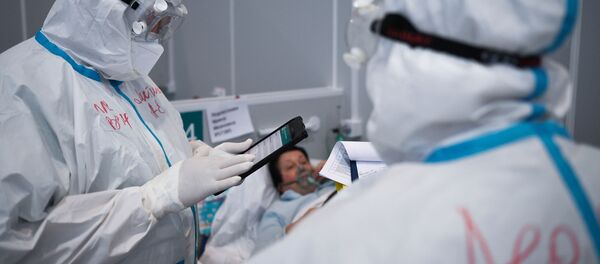 Госпиталь COVID-19 в Сокольниках  - Sputnik Беларусь