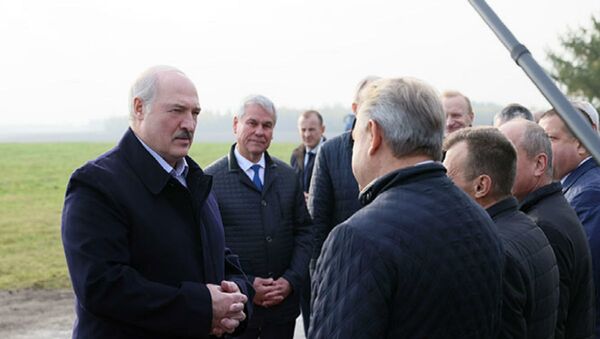 Рабочая поездка президента Беларуси Александра Лукашенко в Витебскую область - Sputnik Беларусь