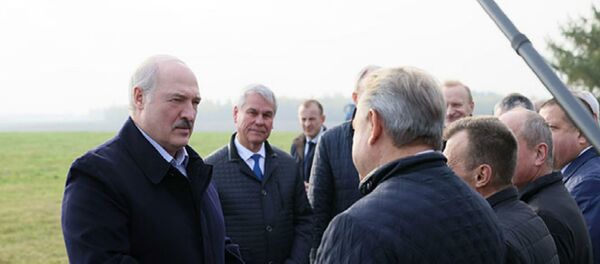 Рабочая поездка президента Беларуси Александра Лукашенко в Витебскую область - Sputnik Беларусь