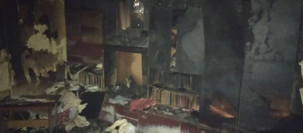 Пожар в гродненской многоэтажке - Sputnik Беларусь