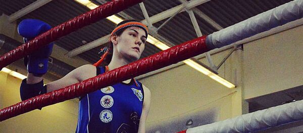 Шматразовая чэмпіёнка Беларусі па муай-тай і кікбоксінгу Аляксандра Сітнікава Шматразовая чэмпіёнка Беларусі па муай-тай і кікбоксінгу Аляксандра Сітнікава - Sputnik Беларусь