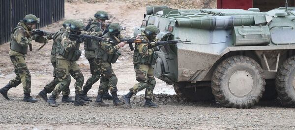 Учения стран-членов ОДКБ Нерушимое братство проходят на полигоне Лосвидо в Витебской области - Sputnik Беларусь